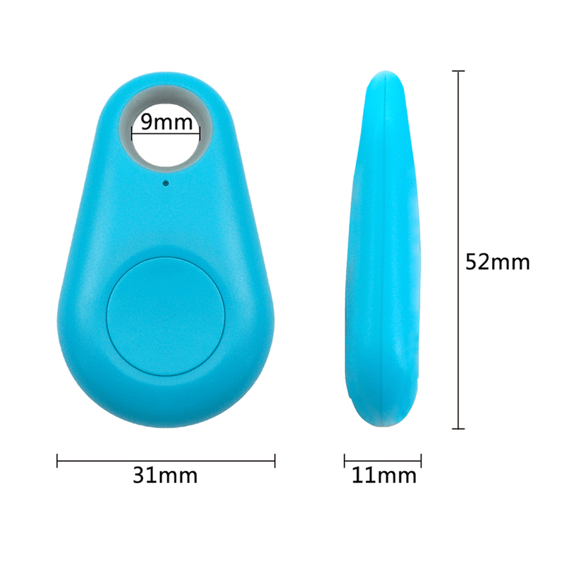 Mini Fashion Smart Dog Pets Bluetooth 4.0 GPS Tracker Anti-lost Alarm Tag Wireless Child Bag Wallet Key Finder Locator